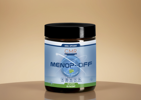Menop-Off: Reemplazo hormonal natural para una menopausia saludable en el Centro de Medicina Regenerativa y Tienda CMR.