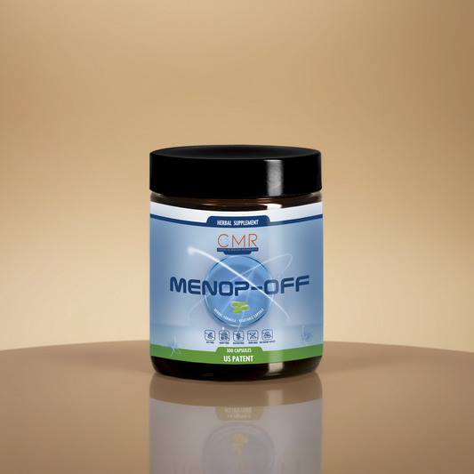 Menop-Off: Reemplazo hormonal natural para una menopausia saludable en el Centro de Medicina Regenerativa y Tienda CMR.