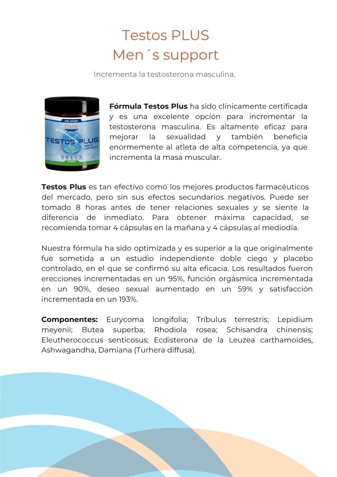 Testos Plus Men´s support